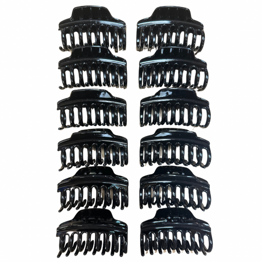 Pinchos negro grande x 12 unidades (4F-28)