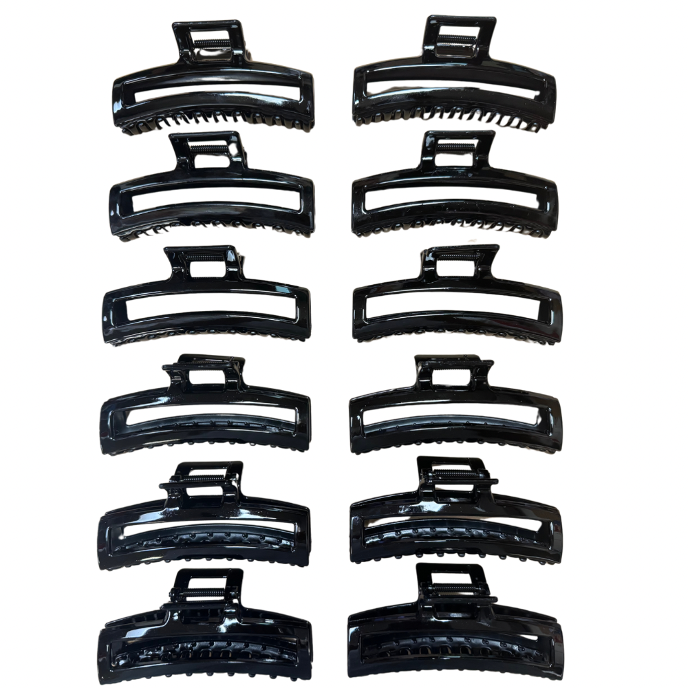 Pinchos negro grande x 12 unidades (4F-42)