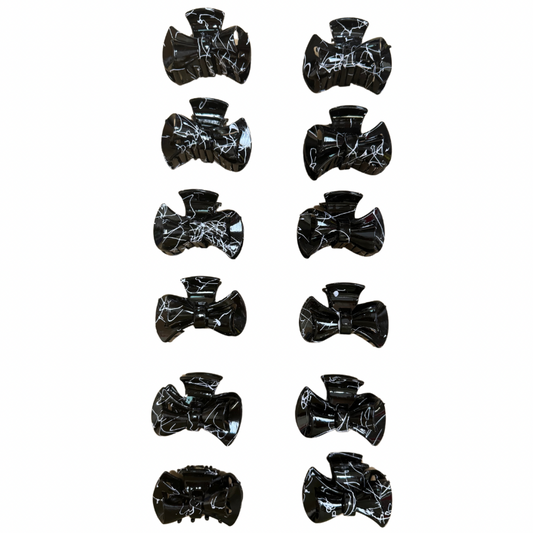 Pinchos negro pequeño x 12 unidades (4F-76)