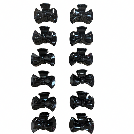 Pinchos negro pequeño x 12 unidades (4F-66)