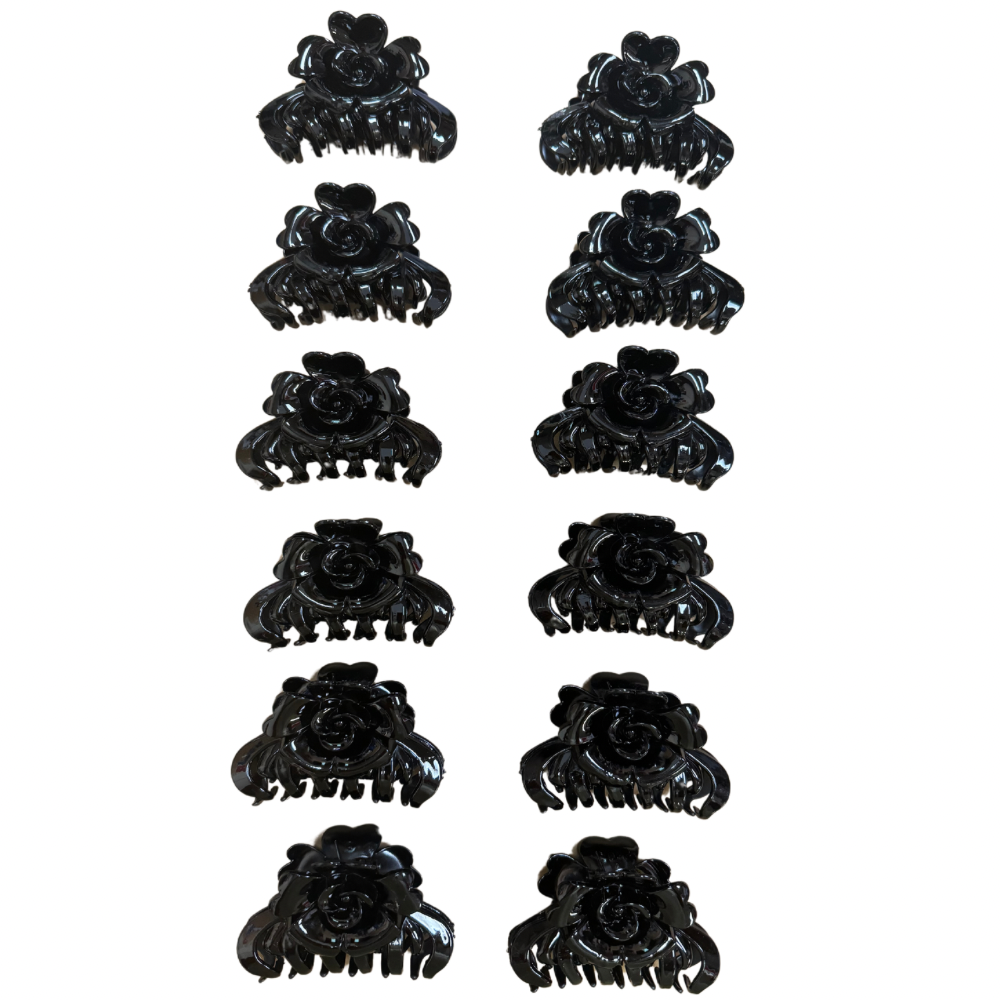 Pinchos negro grande x 12 unidades (4F-20)