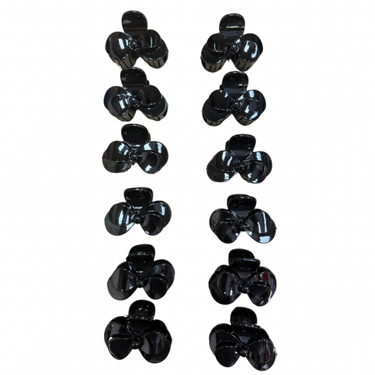 Pinchos negro pequeño x 12 unidades (4F-68)