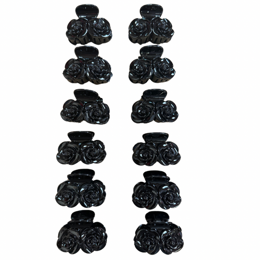 Pinchos negro pequeño x 12 unidades (4F-71)