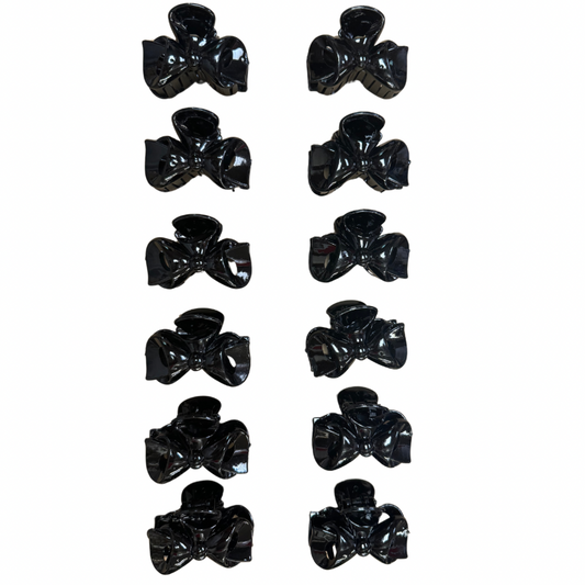 Pinchos negro pequeño x 12 unidades (4F-74)