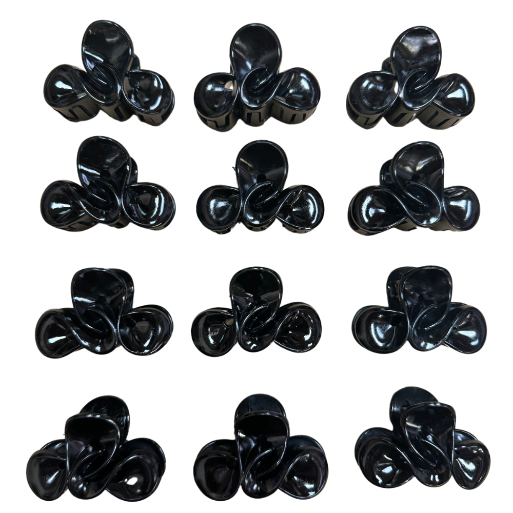 Pinchos negro pequeño x 12 unidades (4F-52)