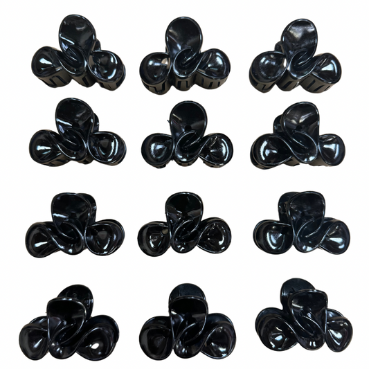 Pinchos negro pequeño x 12 unidades (4F-52)