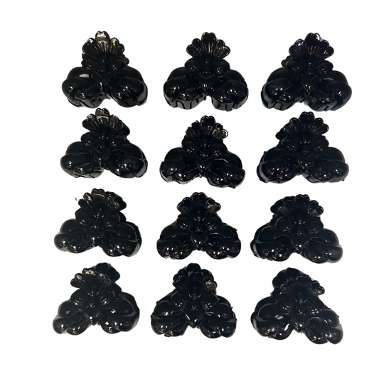 Pinchos negro pequeño x 12 unidades (4F-73)