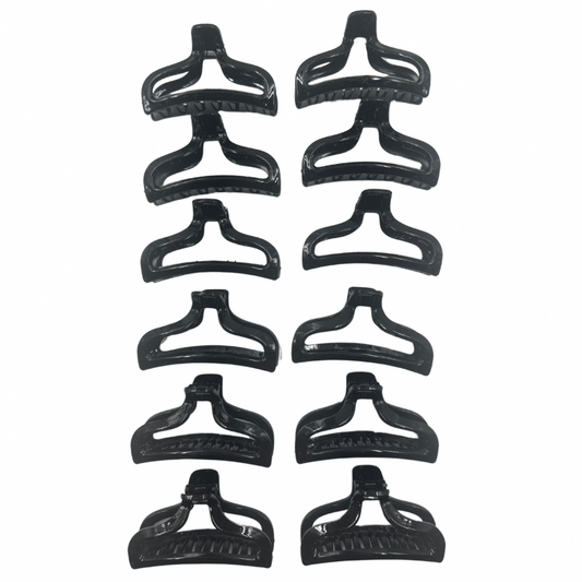 Pinchos negro grande x 12 unidades (4F-36)
