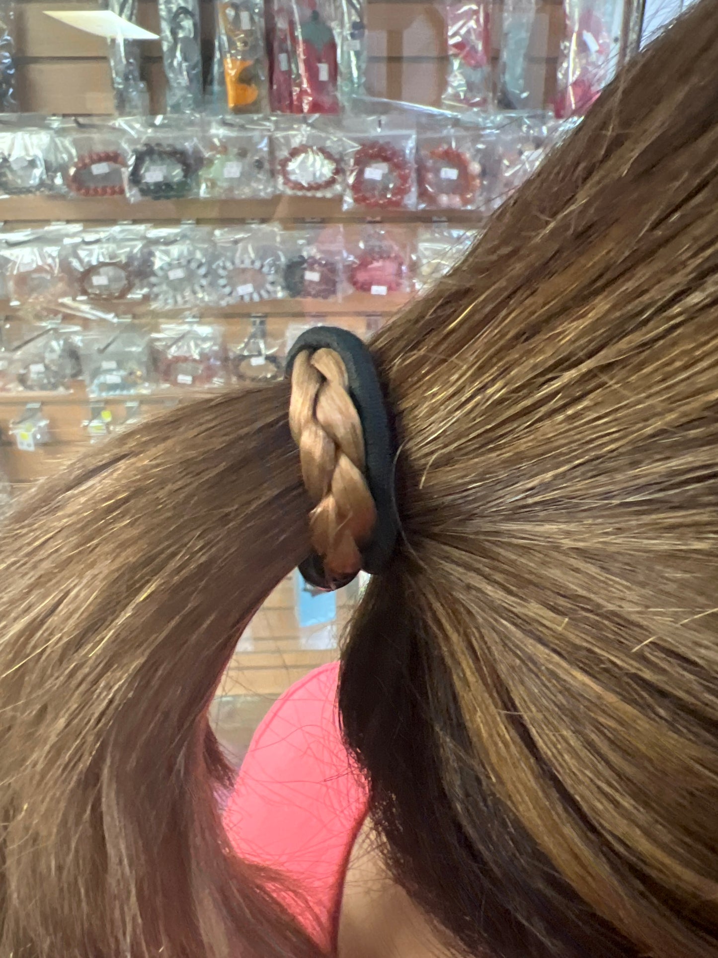 Moño de cabello en trenza 6 colores paquete de 12 unidades (13-11)
