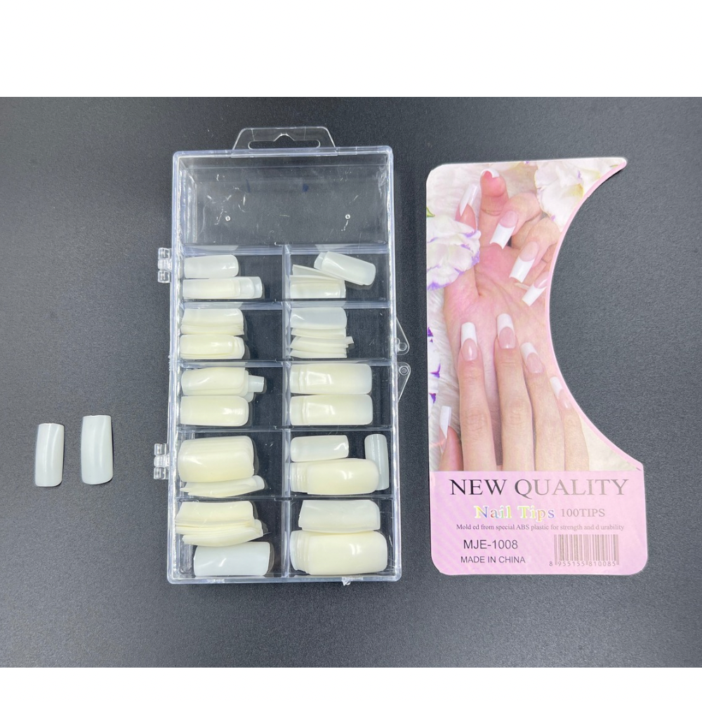 Uñas enteras color naturales x100 (106-1N)