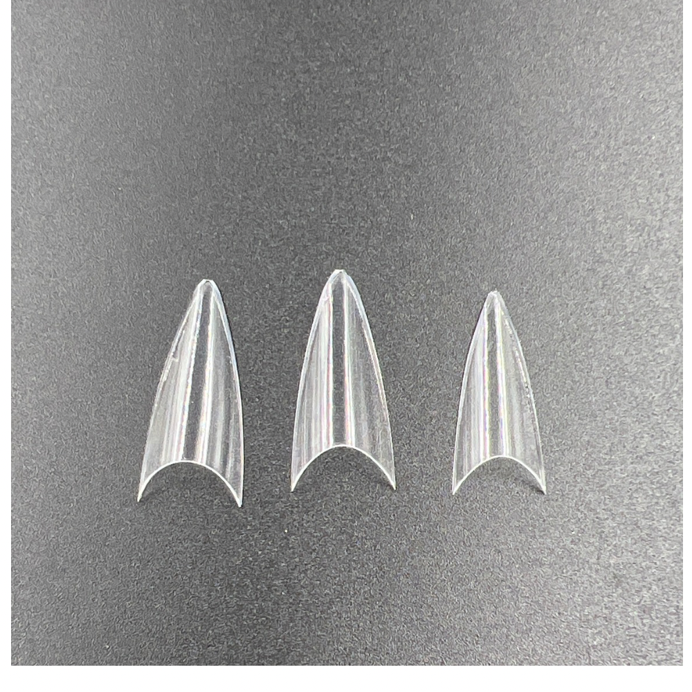 Uñas enteras color transparente x100 (106-3T)