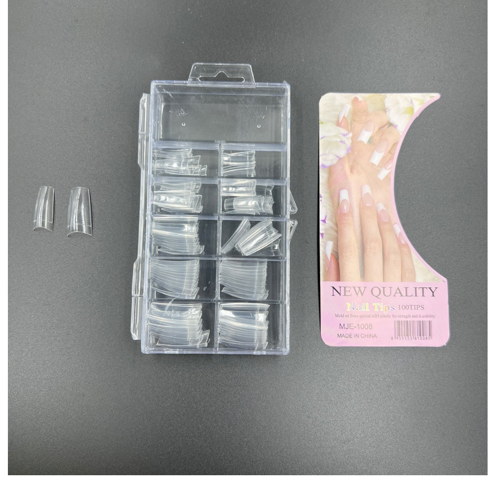 Extension de uñas transparente x100 (106-4T)