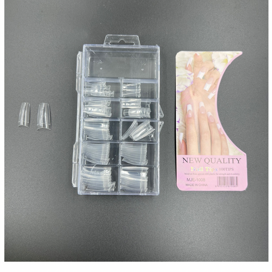 Extension de uñas transparente x100 (106-4T)