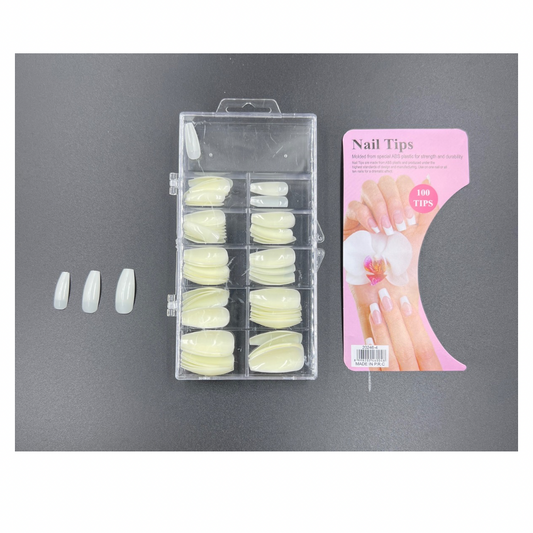Extension de uñas color natural x100 (106-8N)