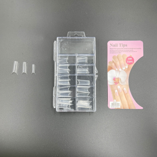 Extension de uñas transparente x100 (106-5T)
