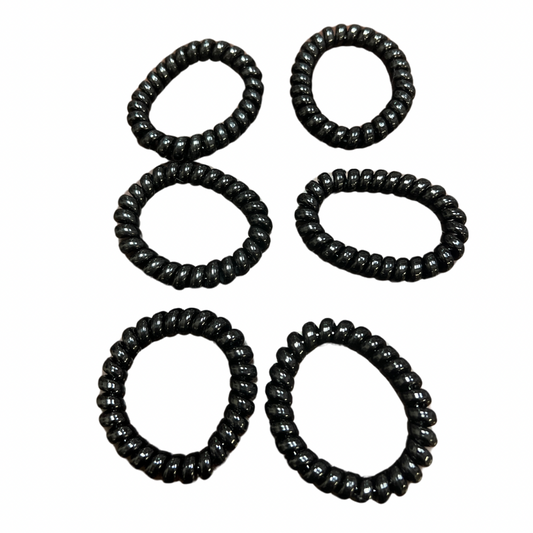 Resortes moños color negro paquete x100 unidades (92A-3)