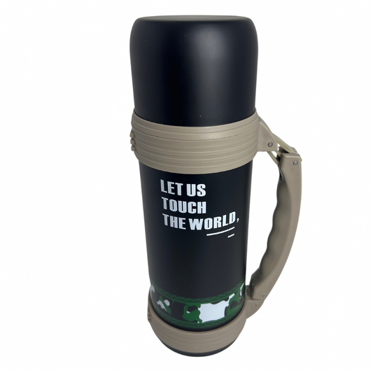 Termo c/agarradera Negro de 1200ml FRIO O CALIENTE (25F-3)