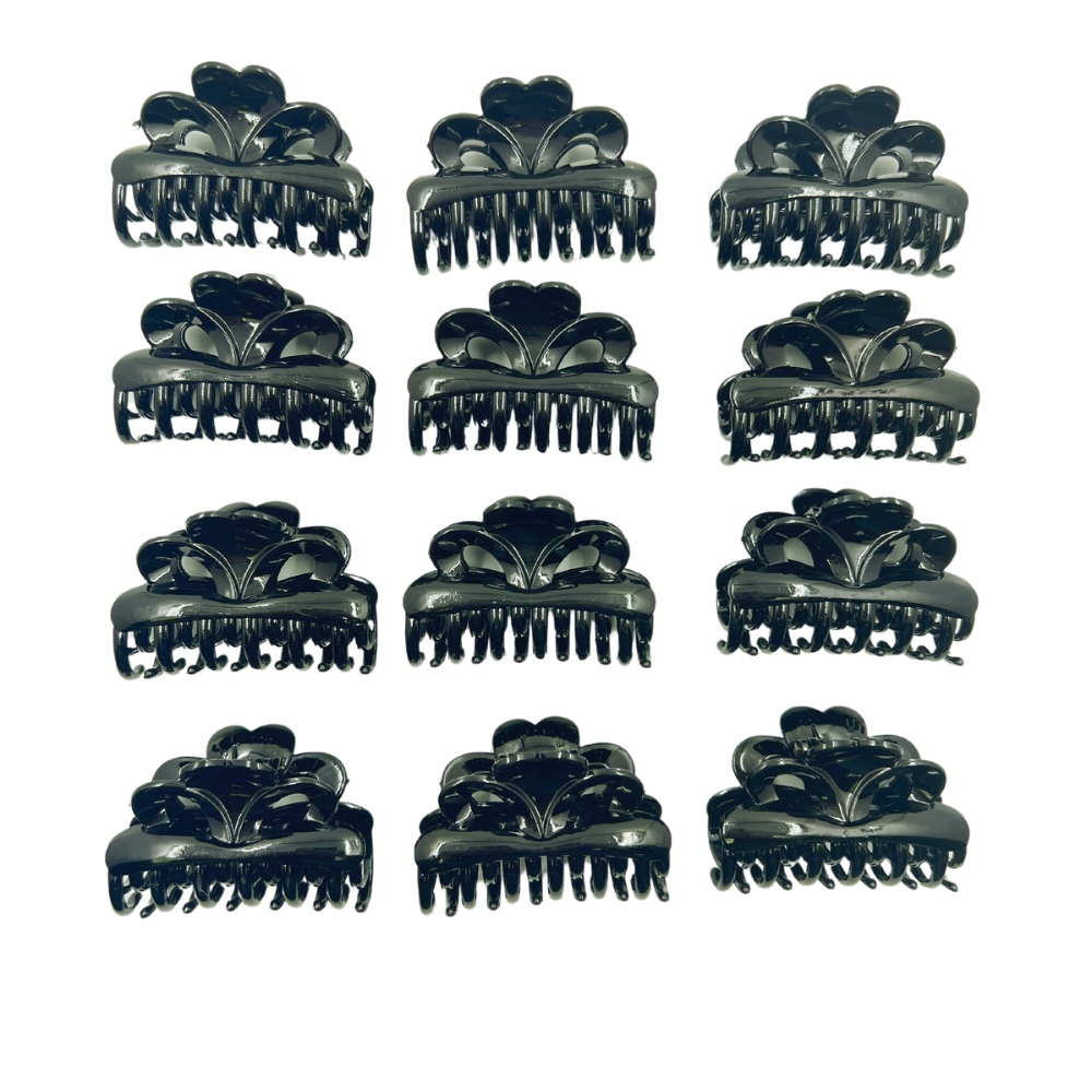 Pinchos negro pequeño x12 unidades (4F-64)