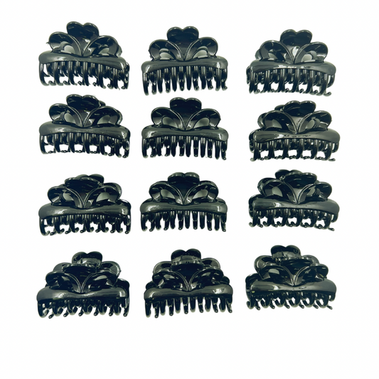 Pinchos negro pequeño x12 unidades (4F-64)
