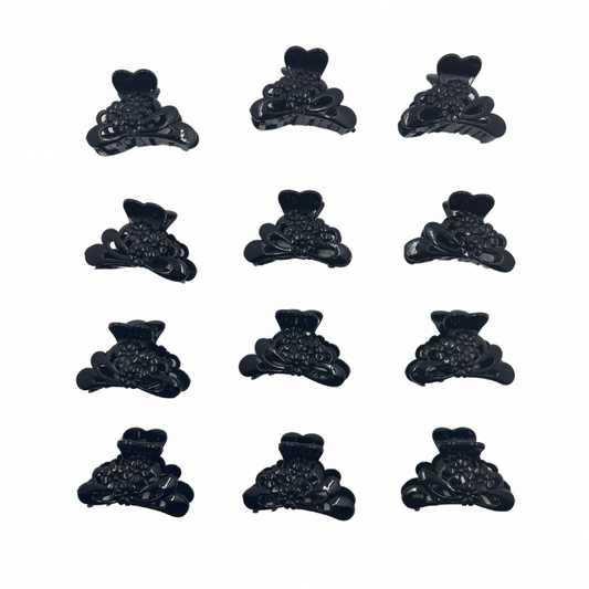 Pinchos negro pequeño x12 unidades (4F-63)