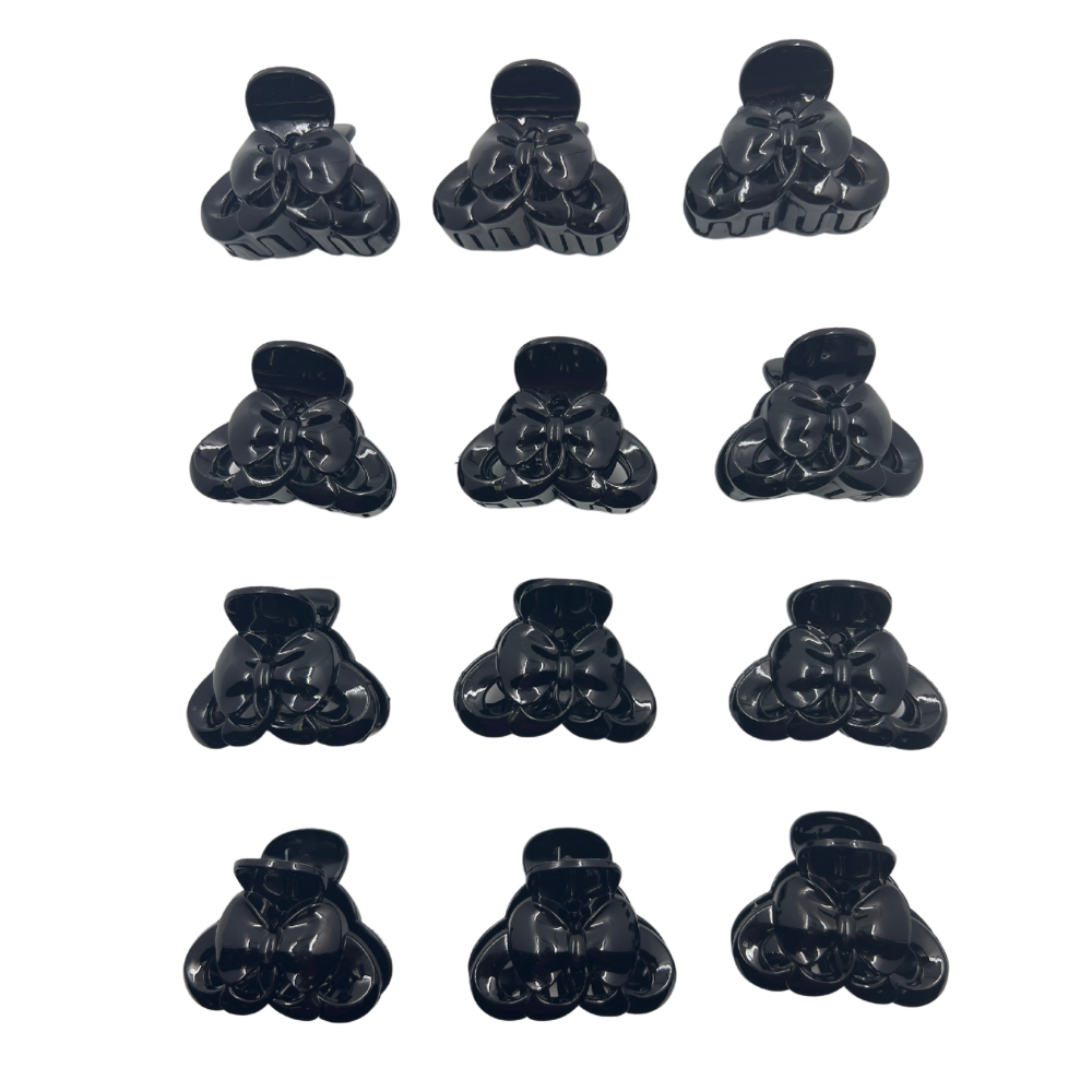 Pinchos negro pequeño x12 unidades (4F-58)