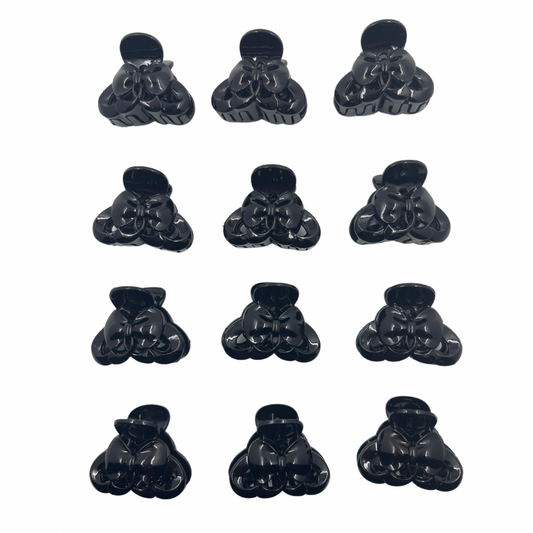 Pinchos negro pequeño x12 unidades (4F-58)