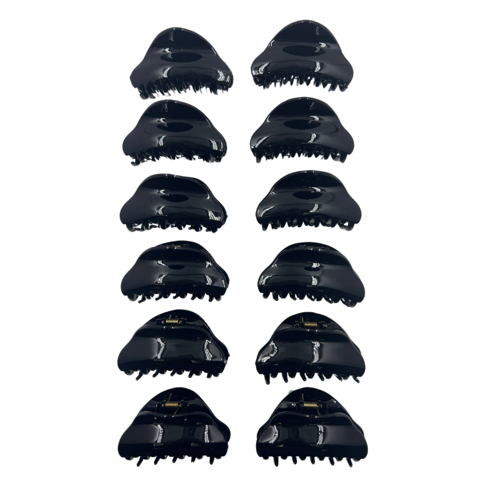 Pinchos engomados negro grande x 12 unidades (4F-82)