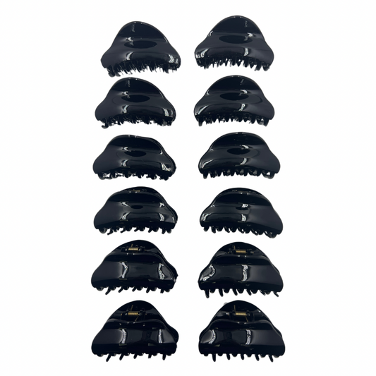 Pinchos engomados negro grande x 12 unidades (4F-82)