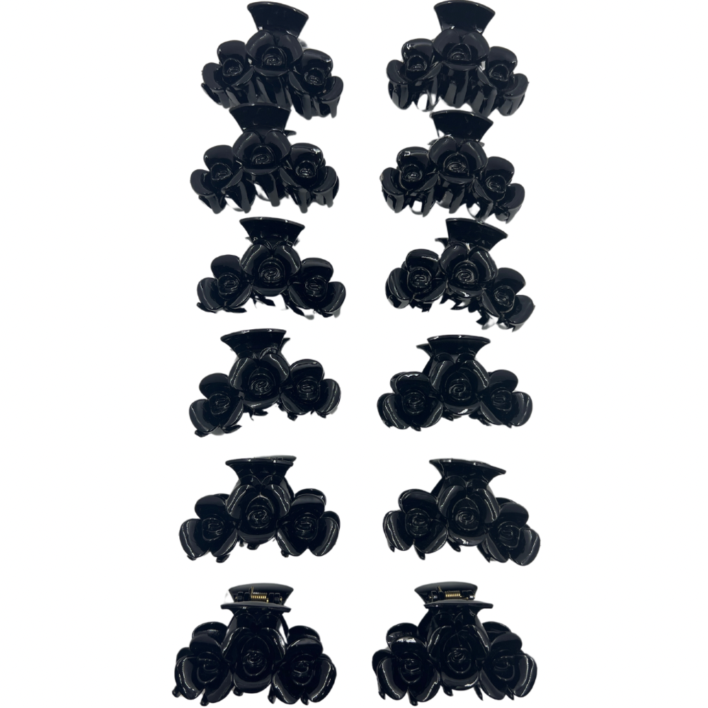 Pinchos engomados negro grande x 12 unidades (4F-78)