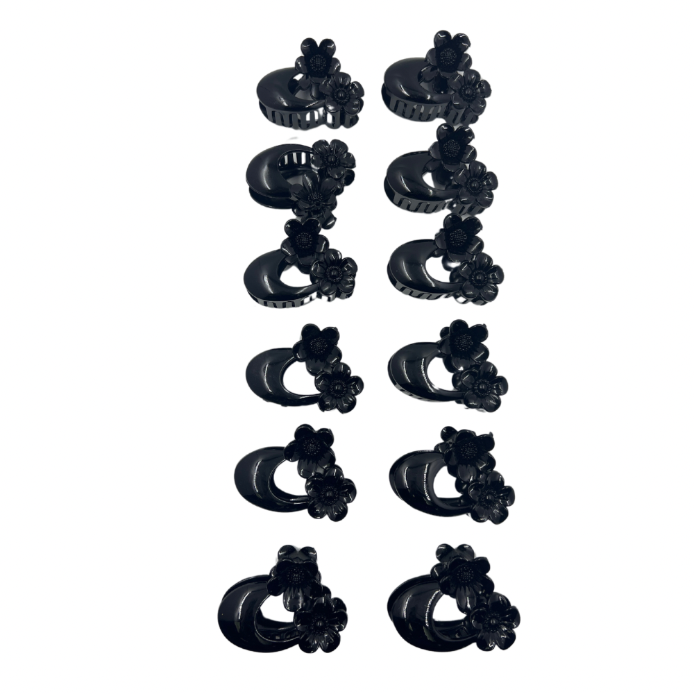 Pinchos negro grande x 12 unidades (4F-10)