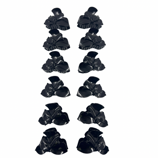 Pinchos negro grande x 12 unidades (4F-5)