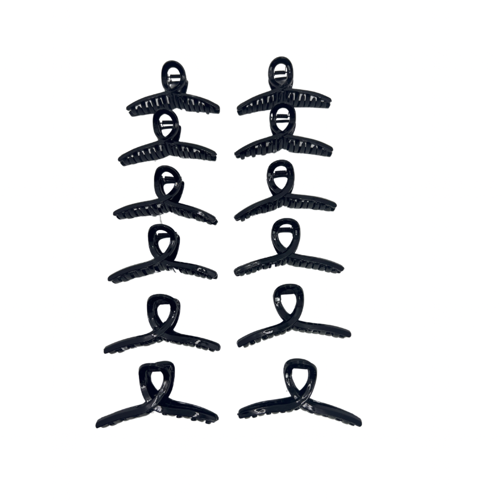 Pinchos engomados negro grande x 12 unidades (4F-34)