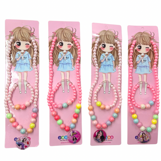 Set de cadena y pulsera x 12 set (1B-3)