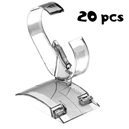 Exhibidor acrilico para reloj con base x20 Unid. (80C-218)