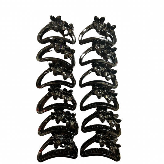 Pinchos negro grande x 12 unidades (4F-12)