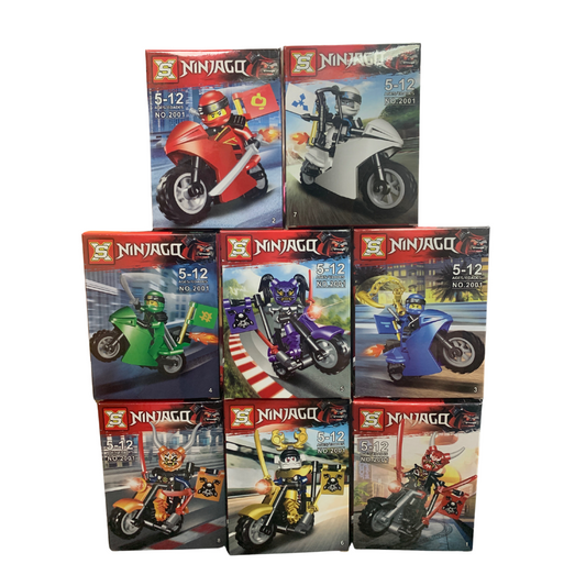 Bloques armables Ninja 8 Modelos x16 (88C-2)