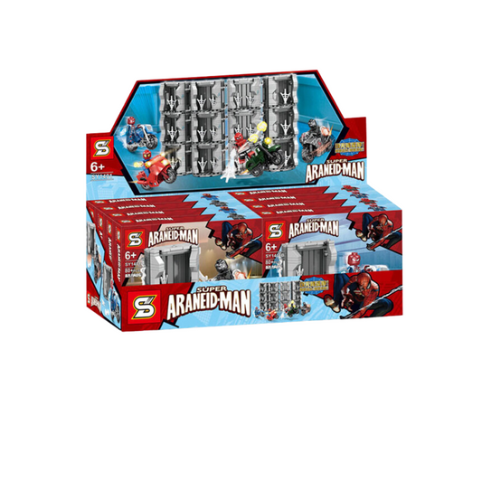 Bloques armables Super Araned-man 8en1 x16 (L888-94)