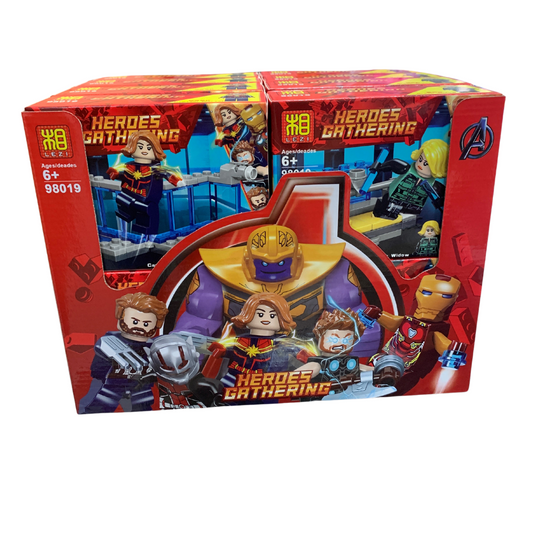 Bloques armables Heroes Gathering 8en1 x16 (L888-49)