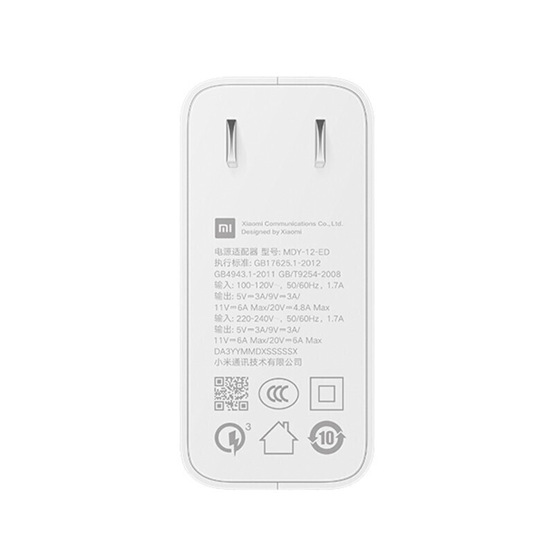 Xiaomi 120W Charging Combo Cargador USB-A Blanco