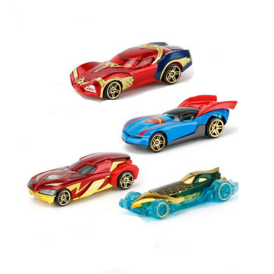 Carro metálico Super Heroes x4 (889-42)