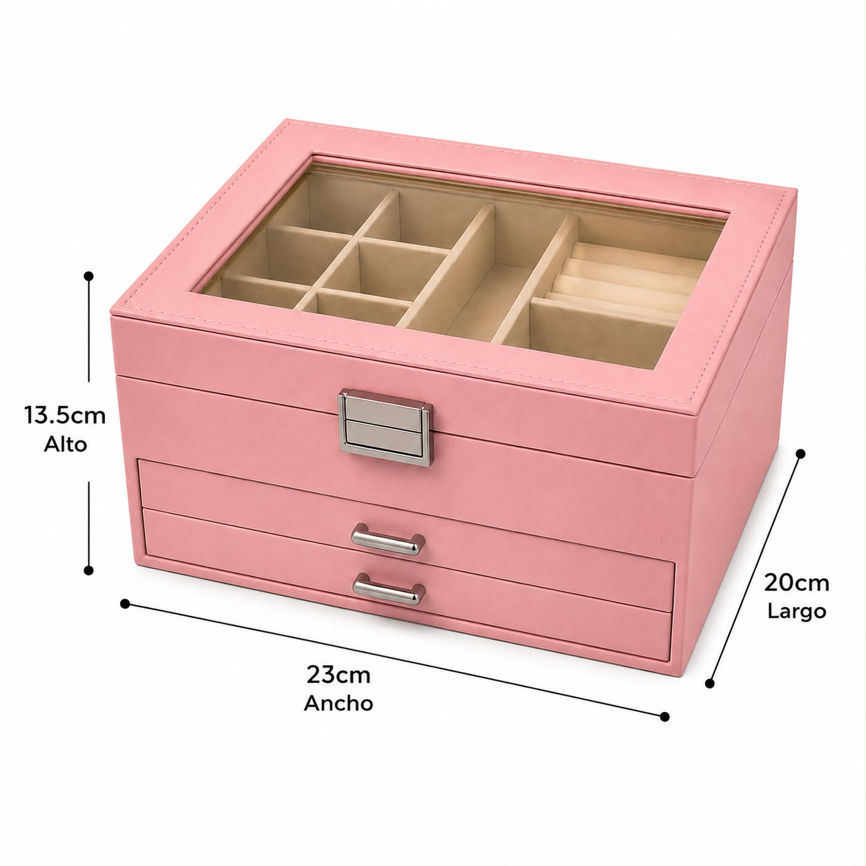 Caja organizadora grande para joyas (80E-13)