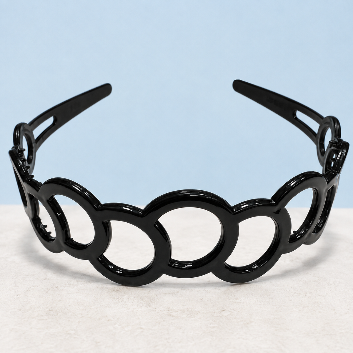 Diademas negras económicas paquete x12 (105-2)