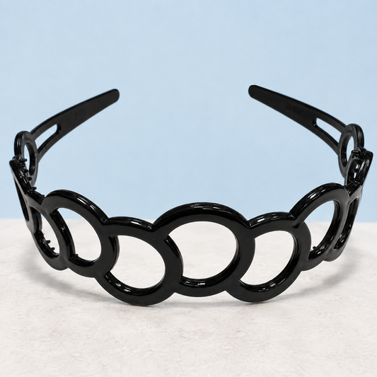 Diademas negras económicas paquete x12 (105-2)