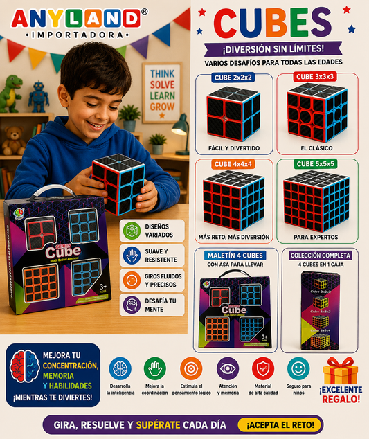 Caja de cubo x 4 unidades (87-21)