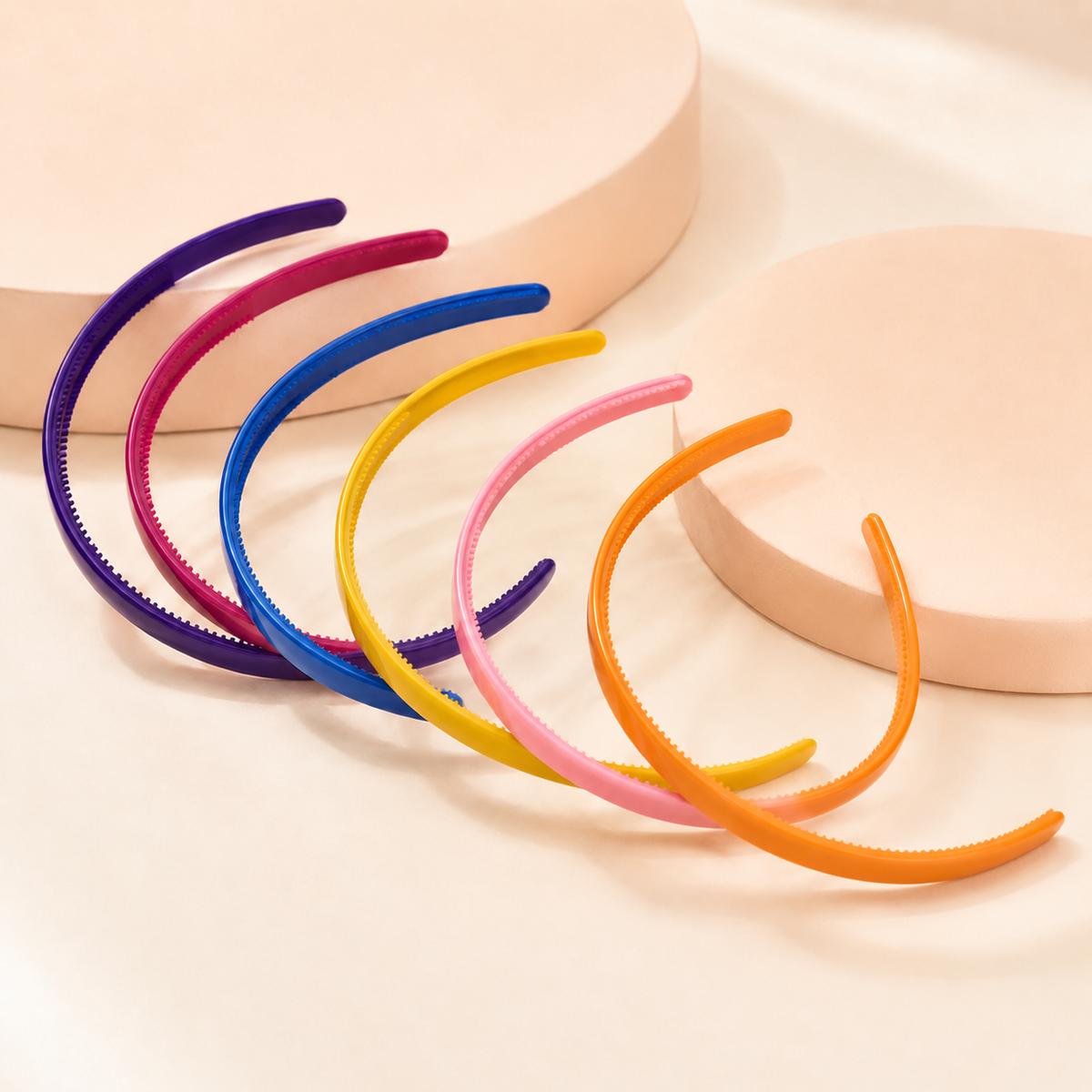 Diademas Colores económicas paquete x12 (4-99)