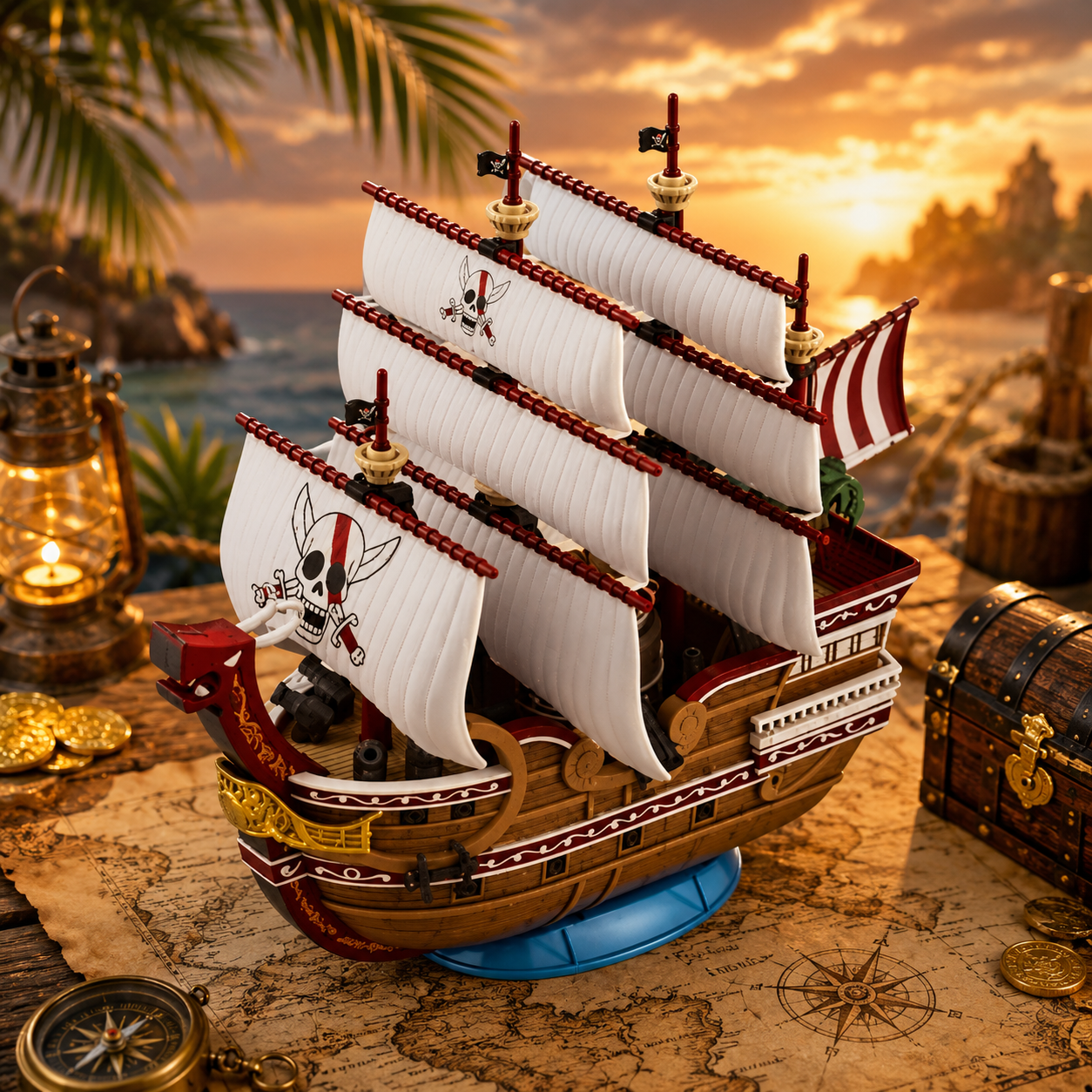 Barco armable One Piece (1053-D)