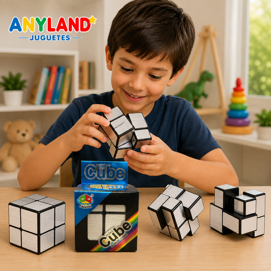 Mirror cube 2X2 plateado (71G-79)