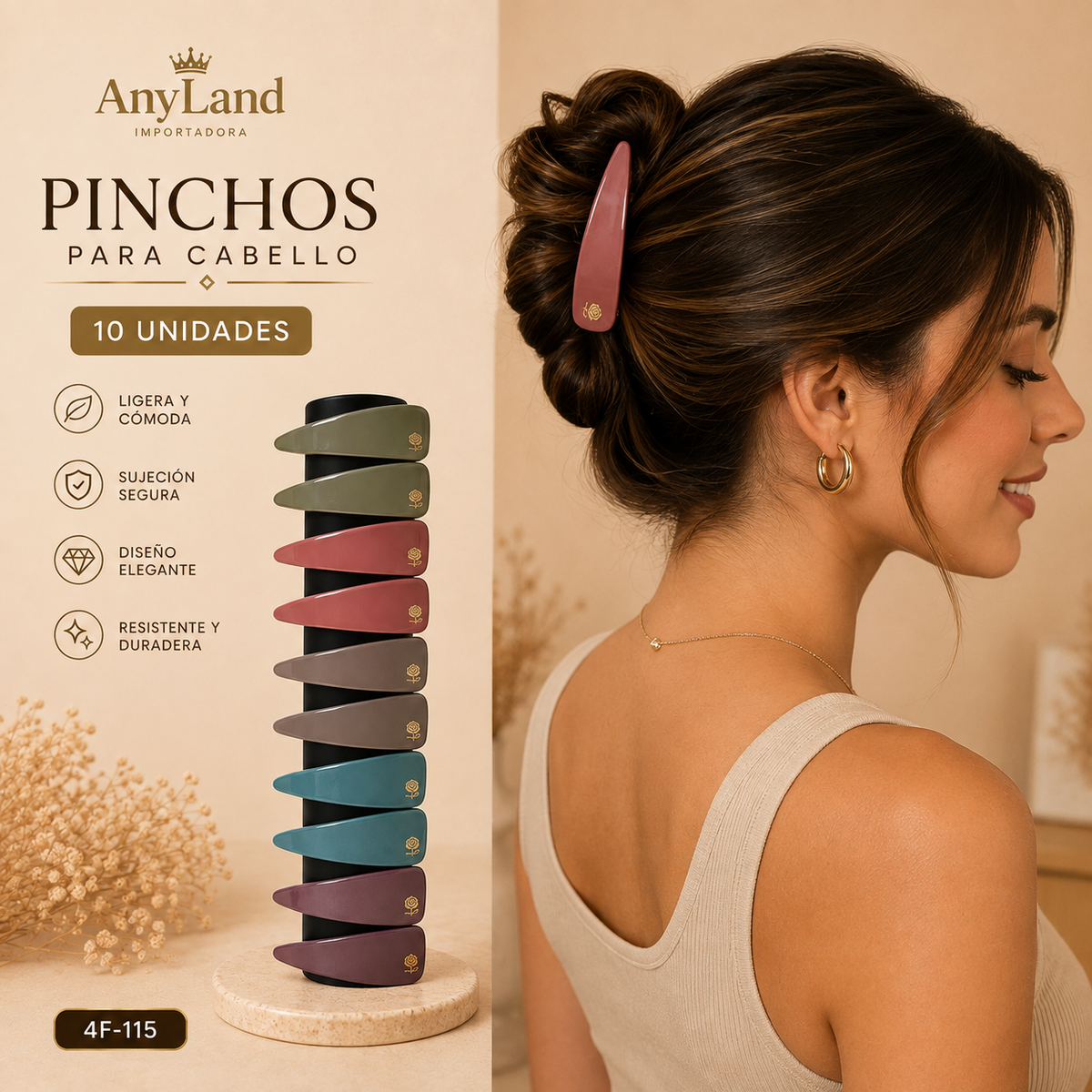 Vinchas Automaticas grande Tira x10 unds (NA-234)