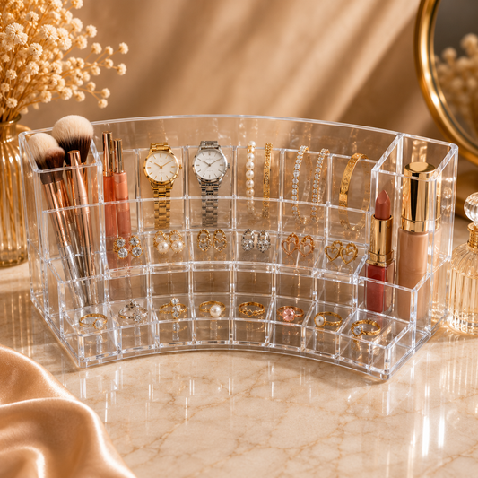 Exhibidor acrílico para joyas y maquillaje (80C-205)