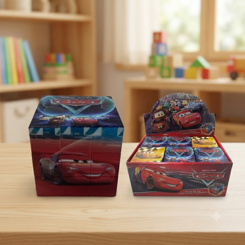 Caja de cubos x 6 unidades 3x3 de personajes (87-6)
